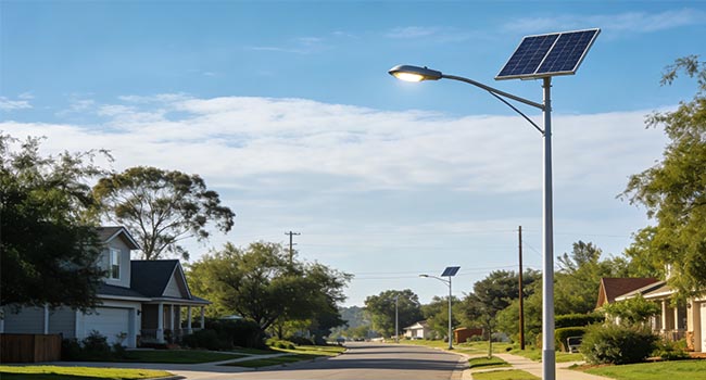 commercial solar street lights